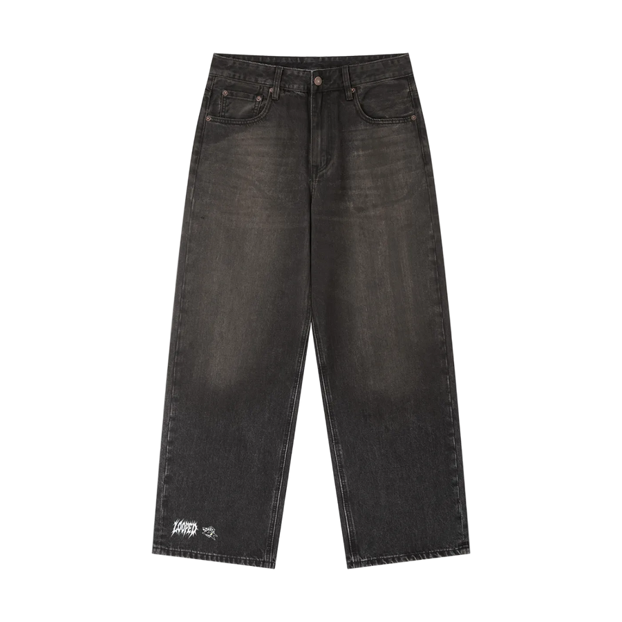 black denim "S26" jeans