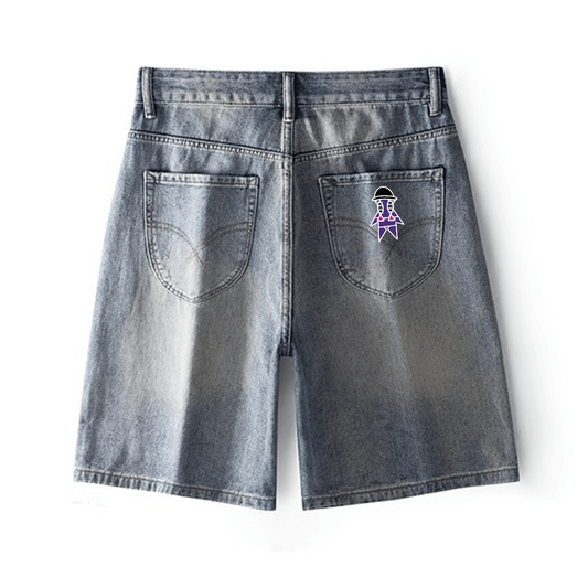 Front logo jorts