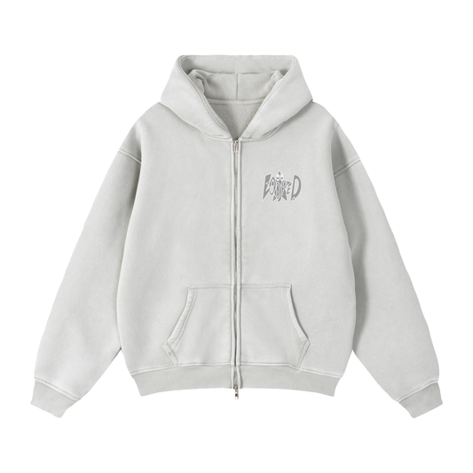 big logo zip up