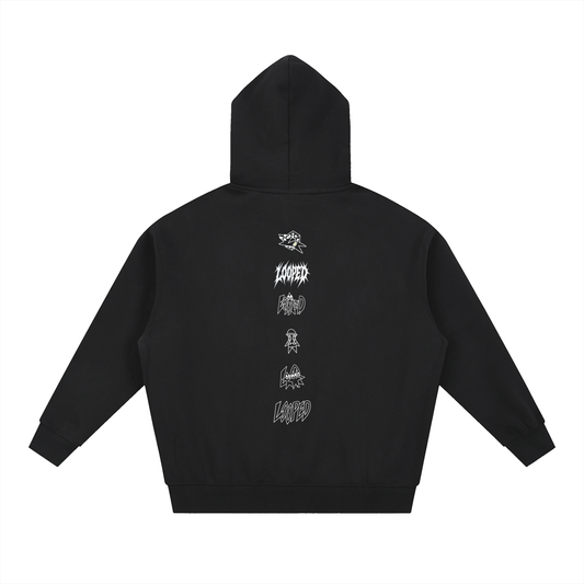 "S26" minimal zip-up hoodie