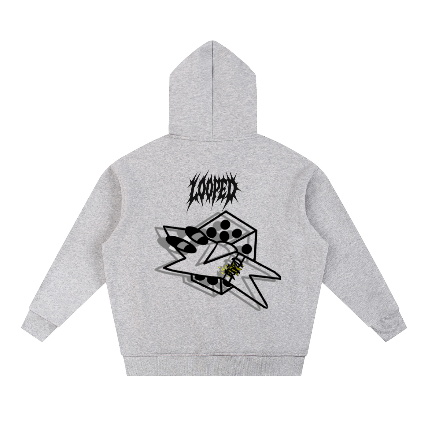 LOOPED seeing double hoodie 330 gsm