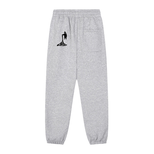 looped sweat pants v2 blue/grey 330 gsm