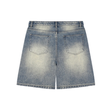 Load image into Gallery viewer, Distressed Baggy Denim Shorts