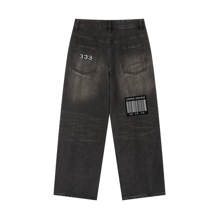 333 faded jeans