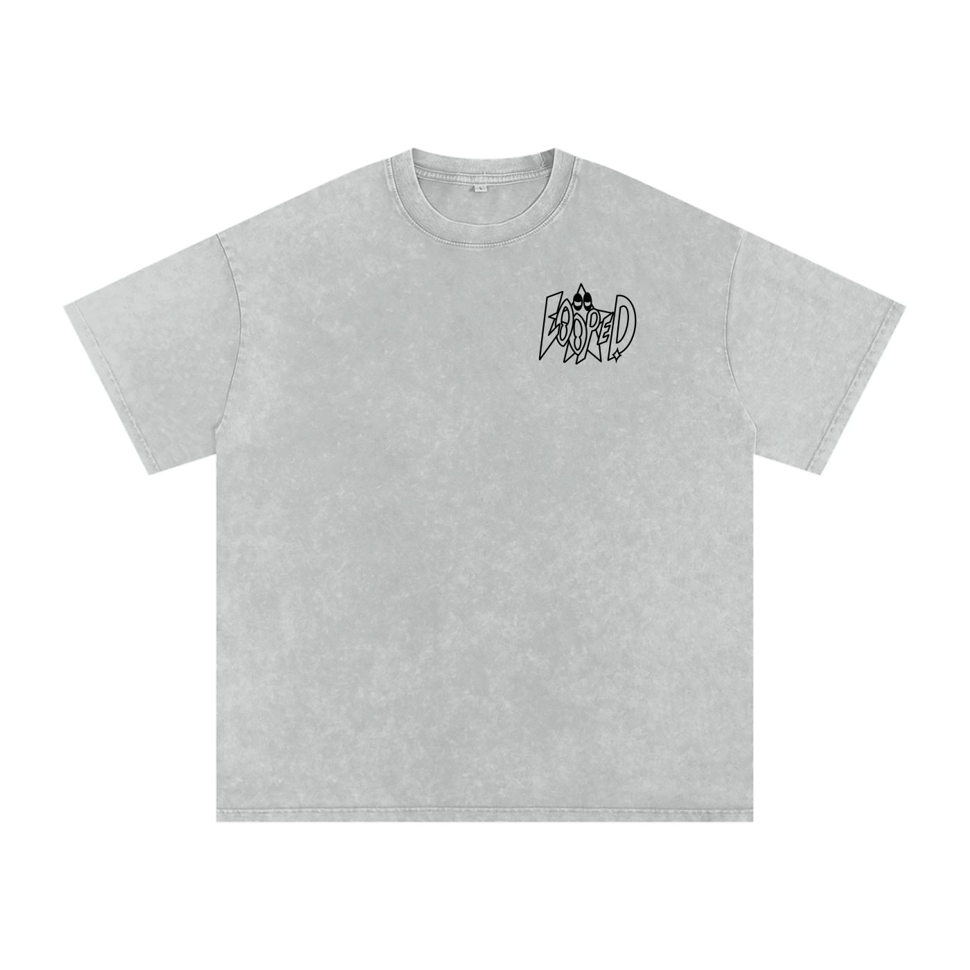 grey dice tee