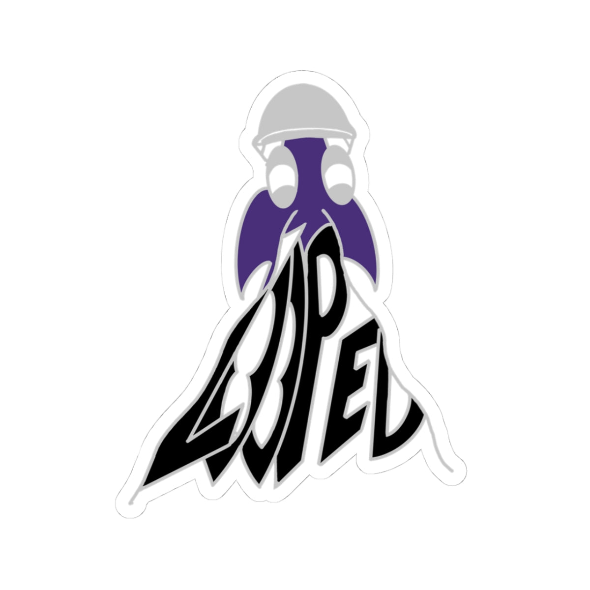 looped barfing stickers