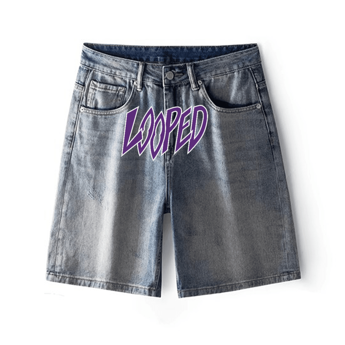 Front logo jorts