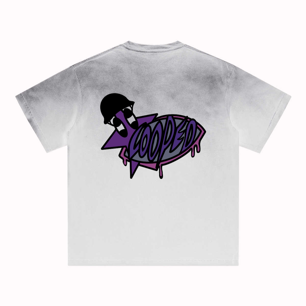 LOOPED oval logo tee