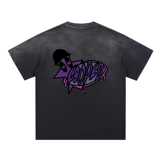 LOOPED oval logo tee