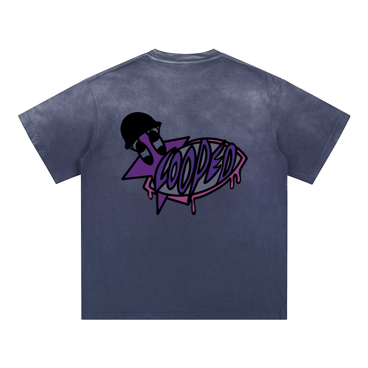 LOOPED oval logo tee