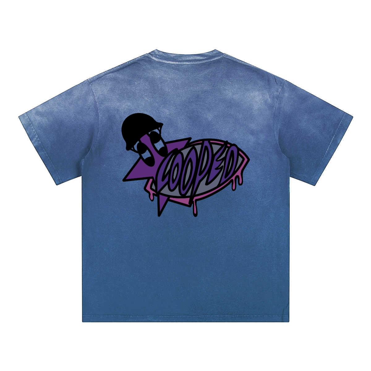 LOOPED oval logo tee