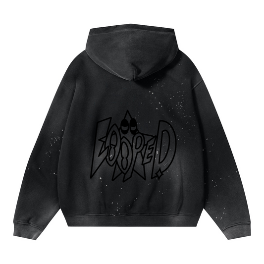 LOOPED big logo heavy weight hoodie