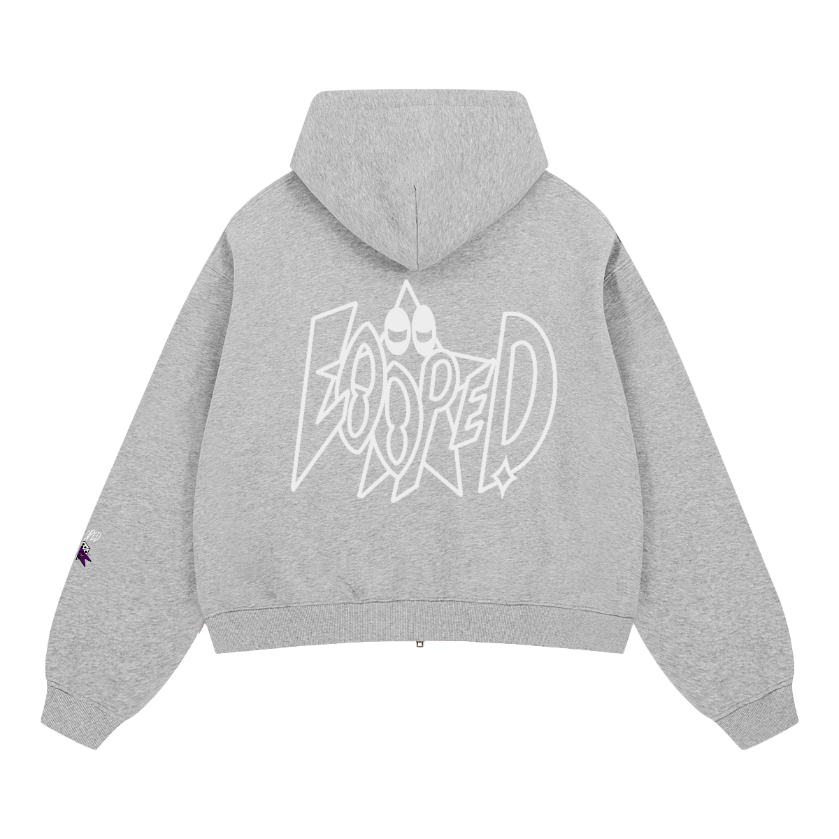 LOOPED big logo zip up