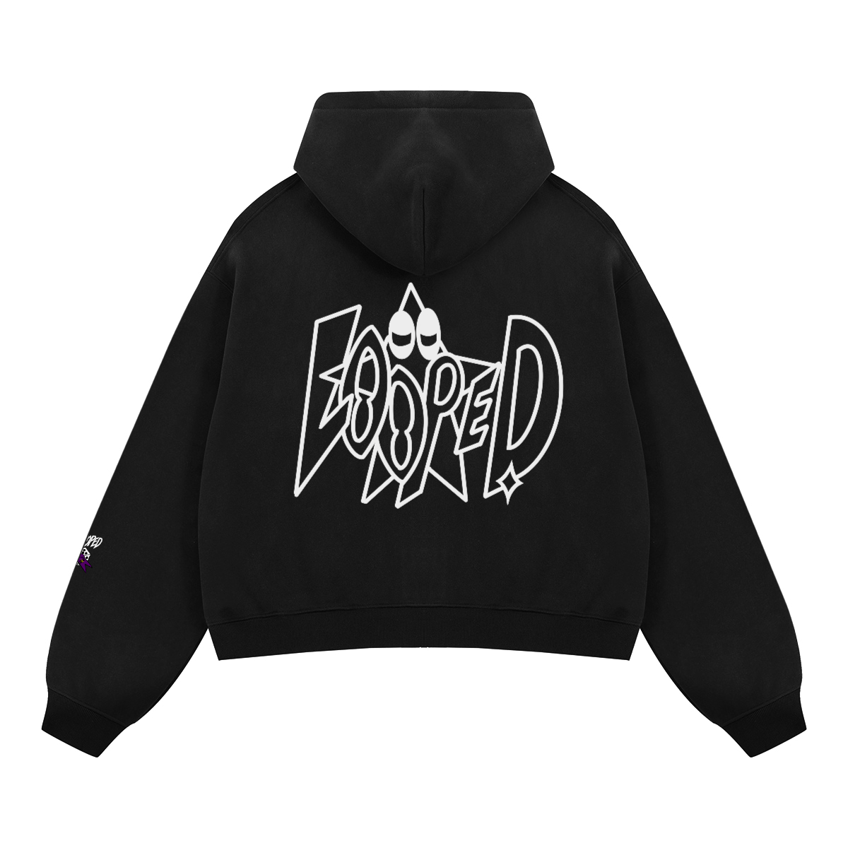LOOPED big logo zip up
