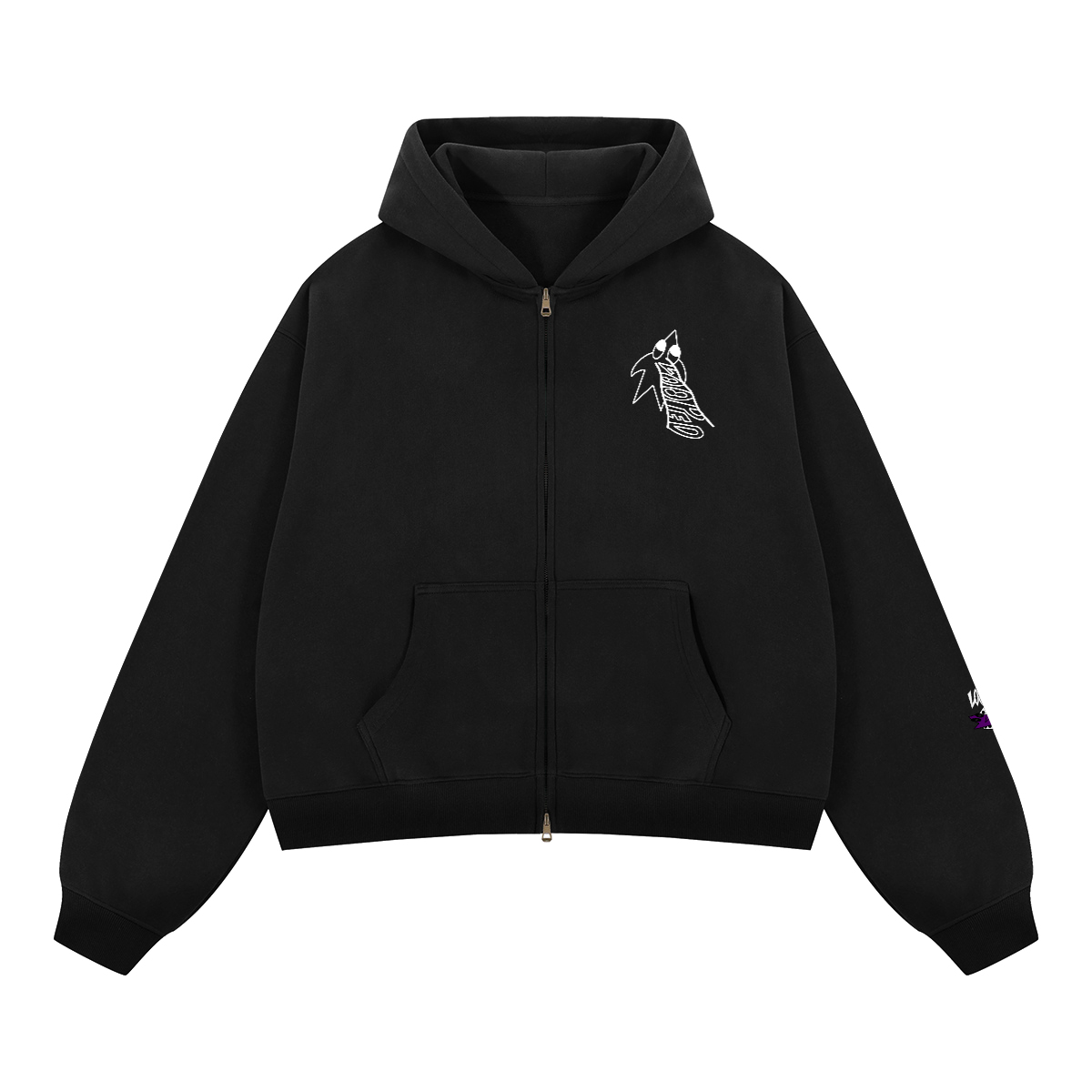 LOOPED big logo zip up