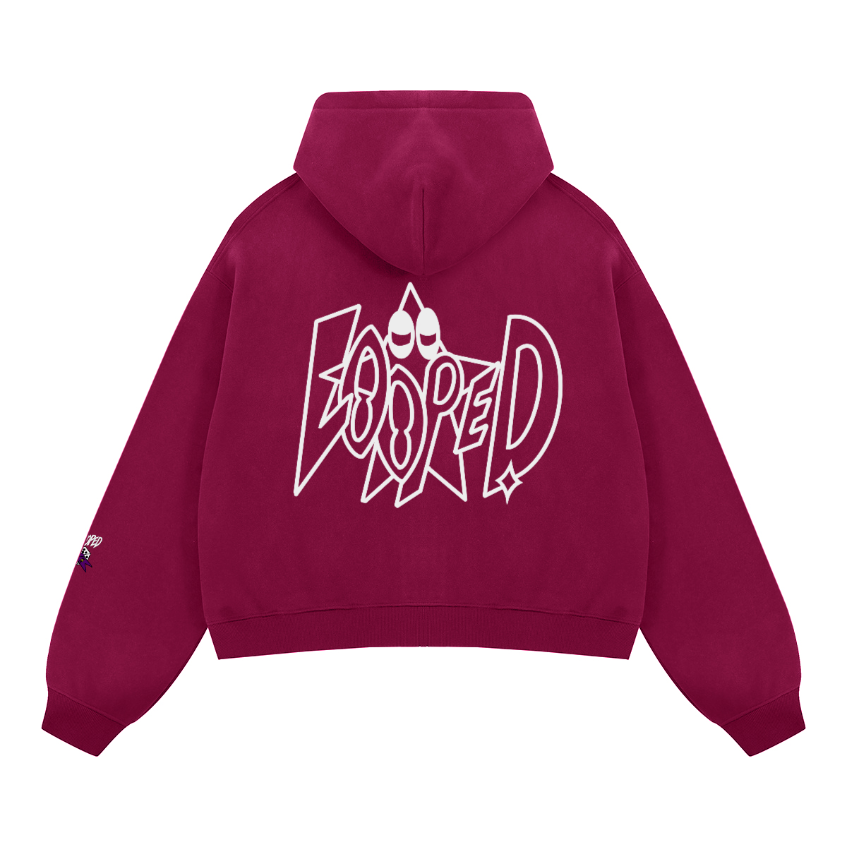 LOOPED big logo zip up