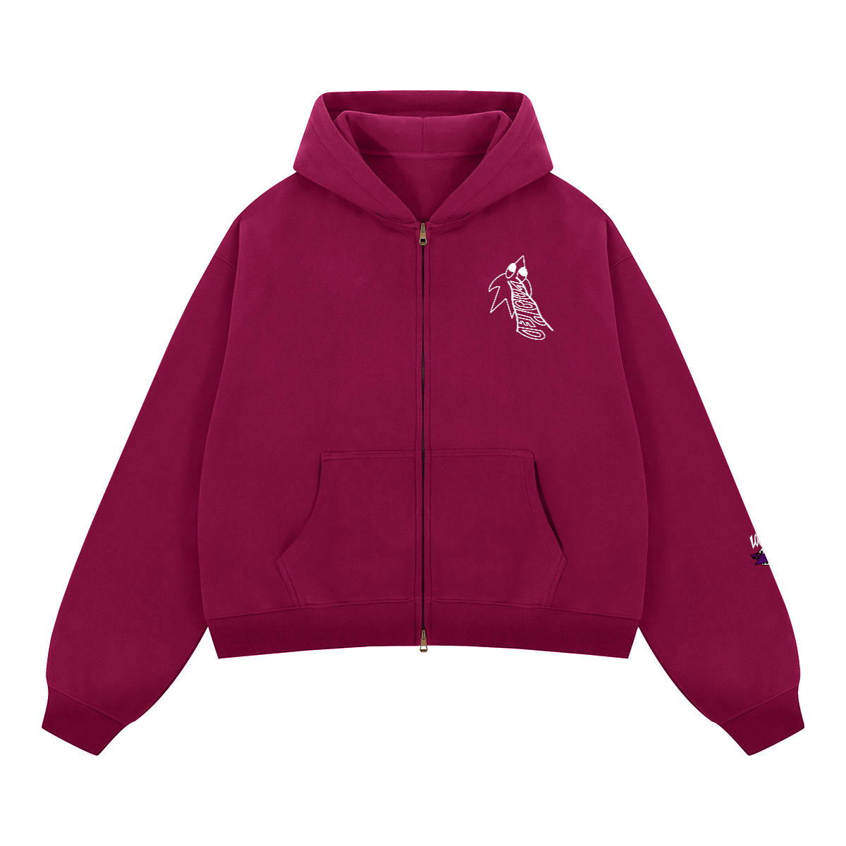LOOPED big logo zip up