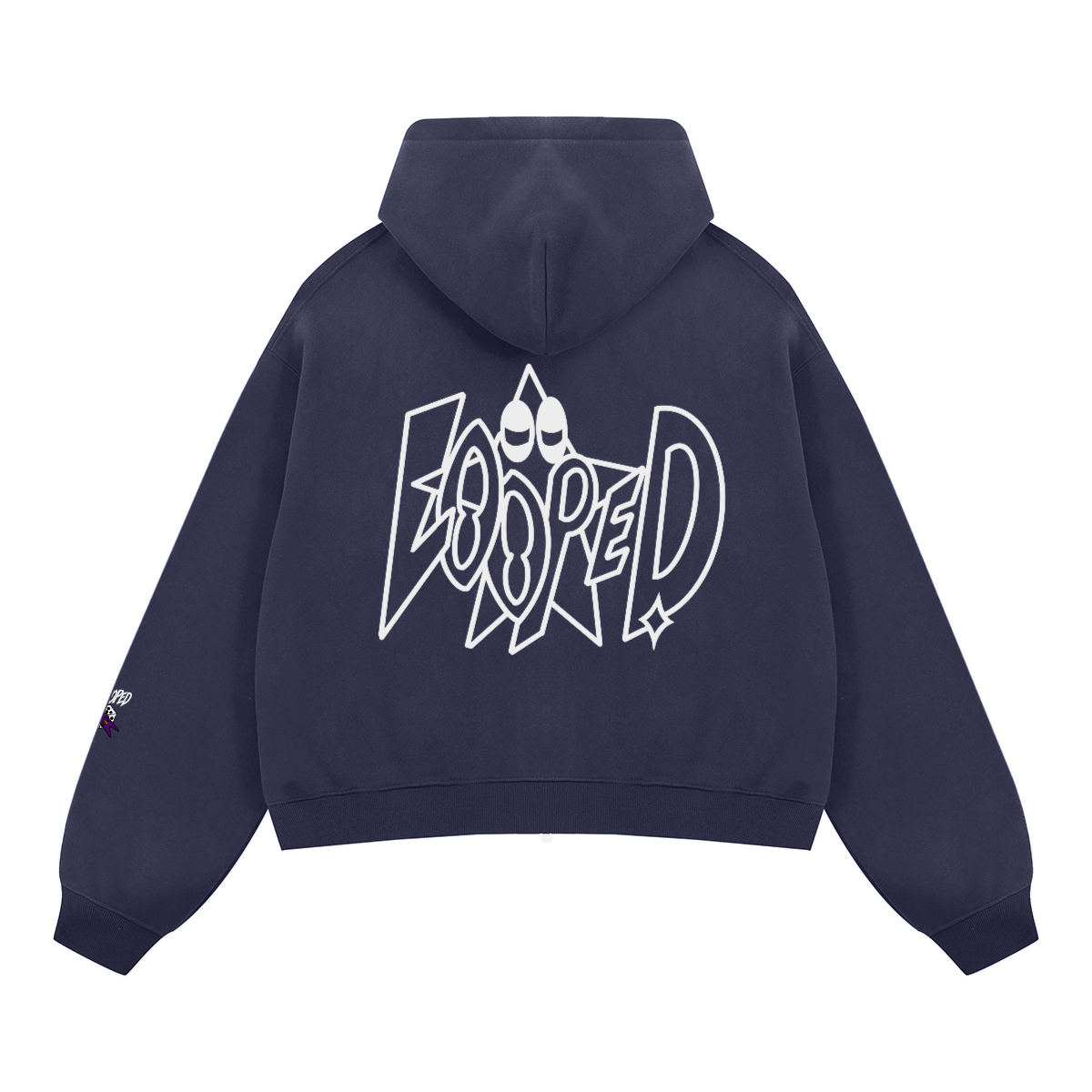 LOOPED big logo zip up