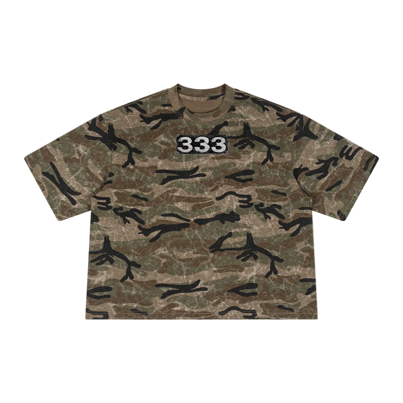 333 camo T-shirt