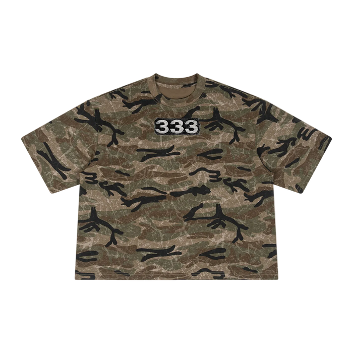 333 camo T-shirt