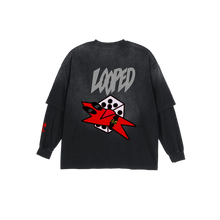 Load image into Gallery viewer, red "DICE" long-sleeve
