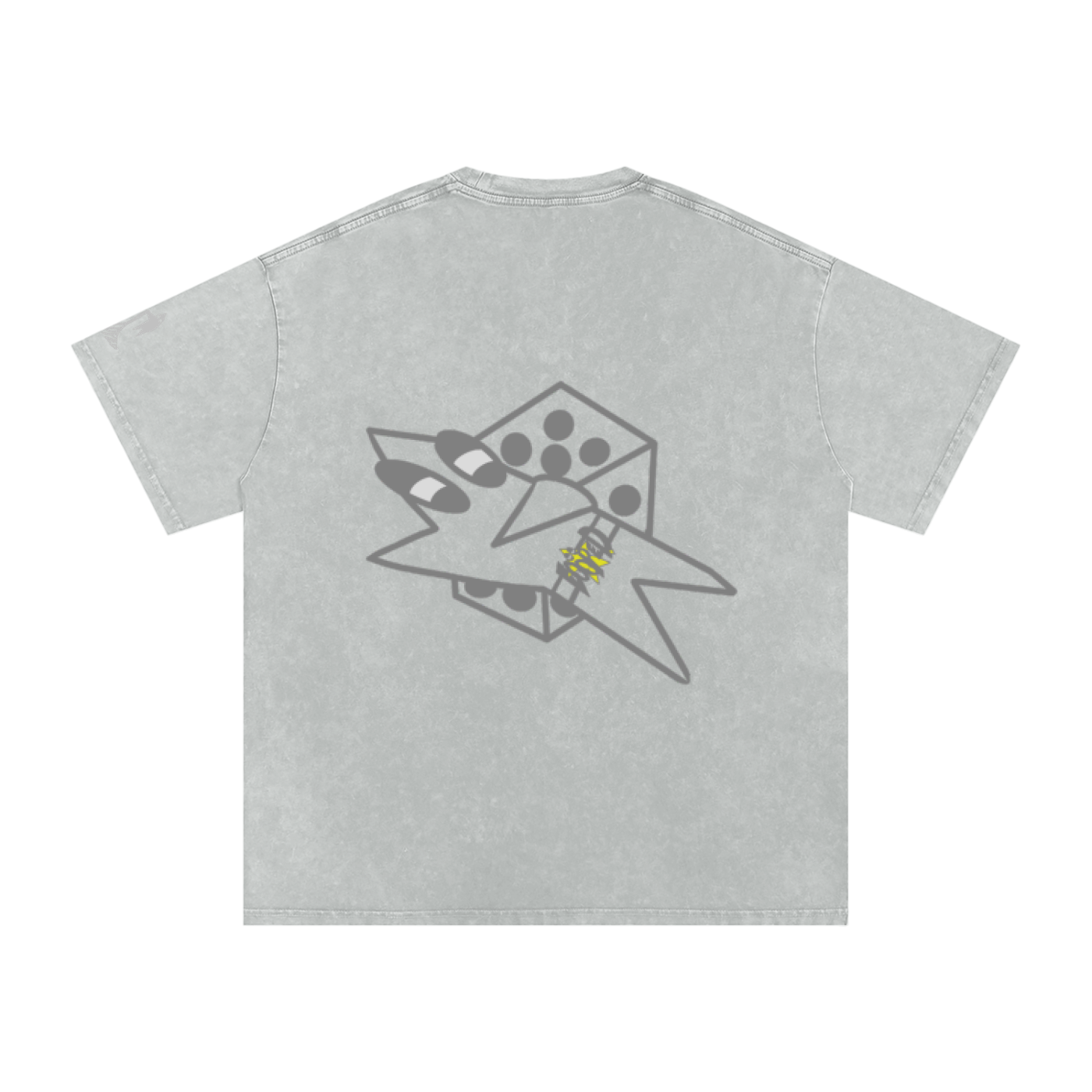 LOOPED dice tee 250 gsm