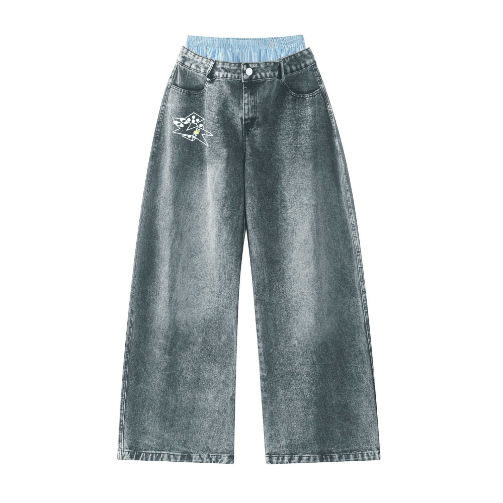 limited edition purple dice jeans