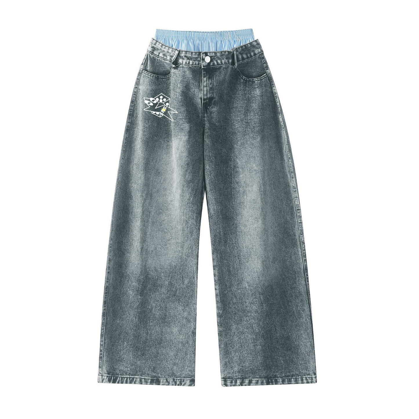 limited edition purple dice jeans