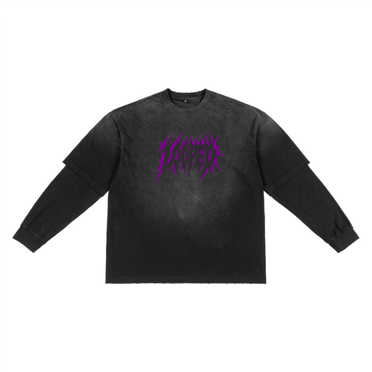 LOOPED purple long sleeve 280 gsm