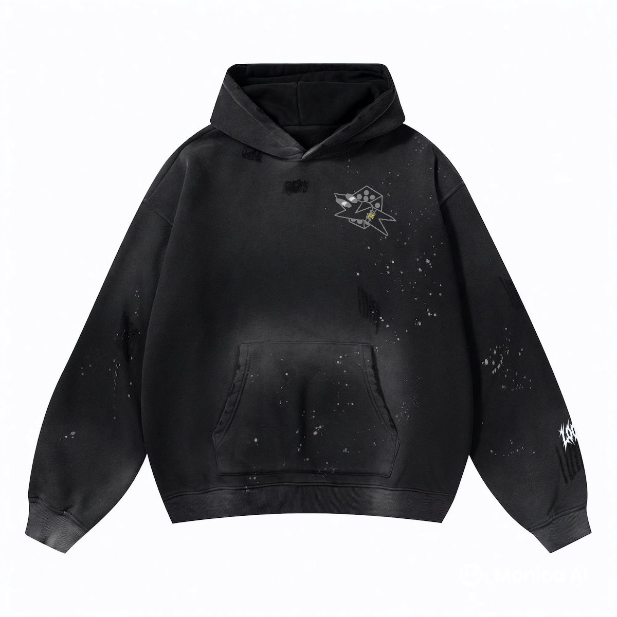 v3 big logo hoodie 360 gsm