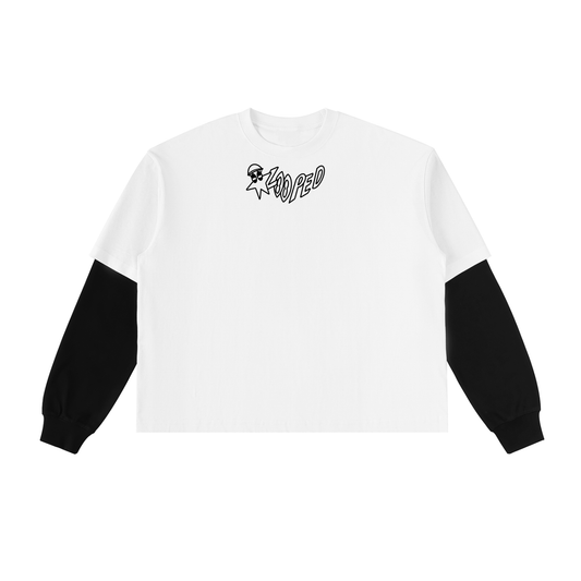 white v2 long sleeve 280 gsm