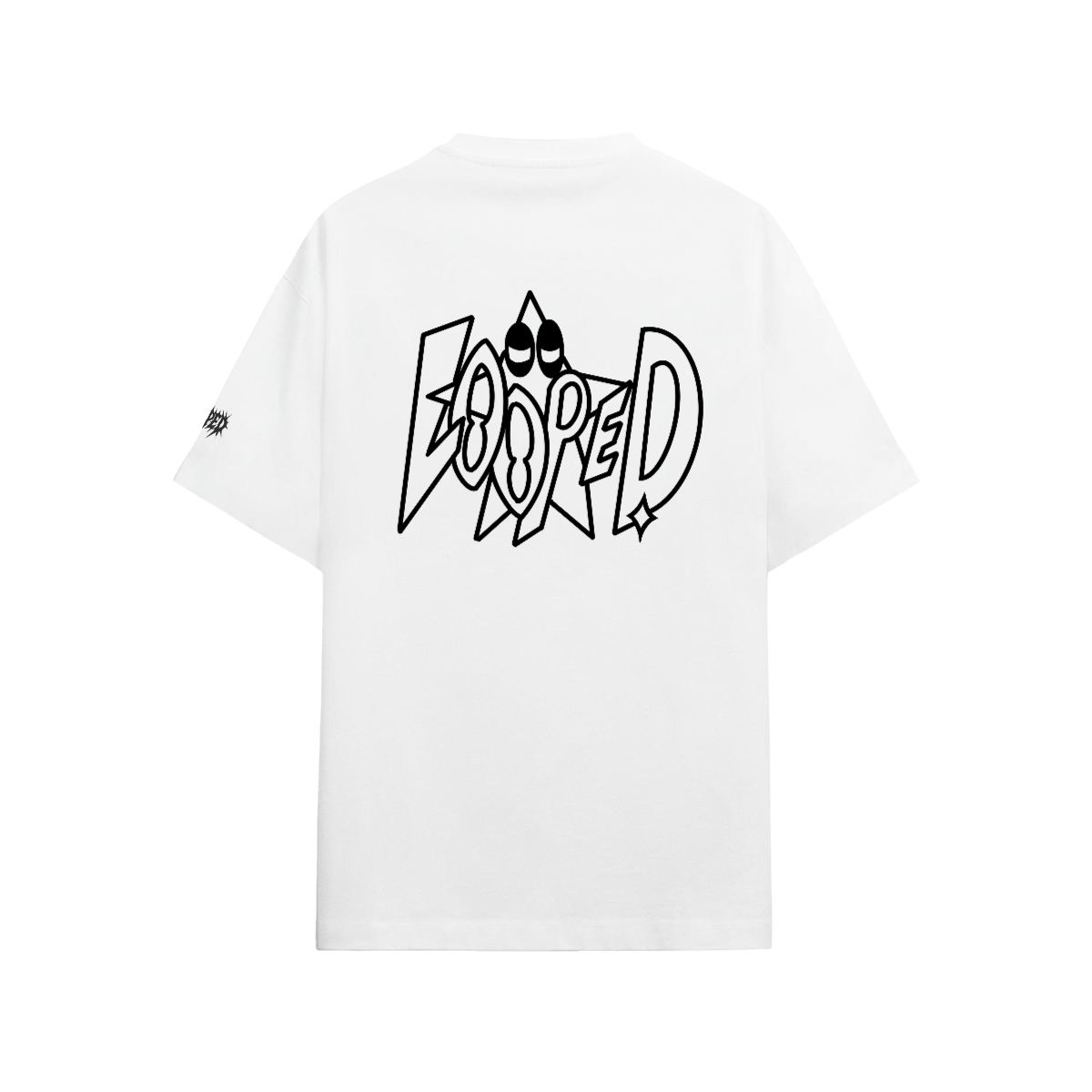 white big logo tee - 190 gsm