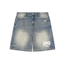 Load image into Gallery viewer, Distressed Baggy Denim Shorts
