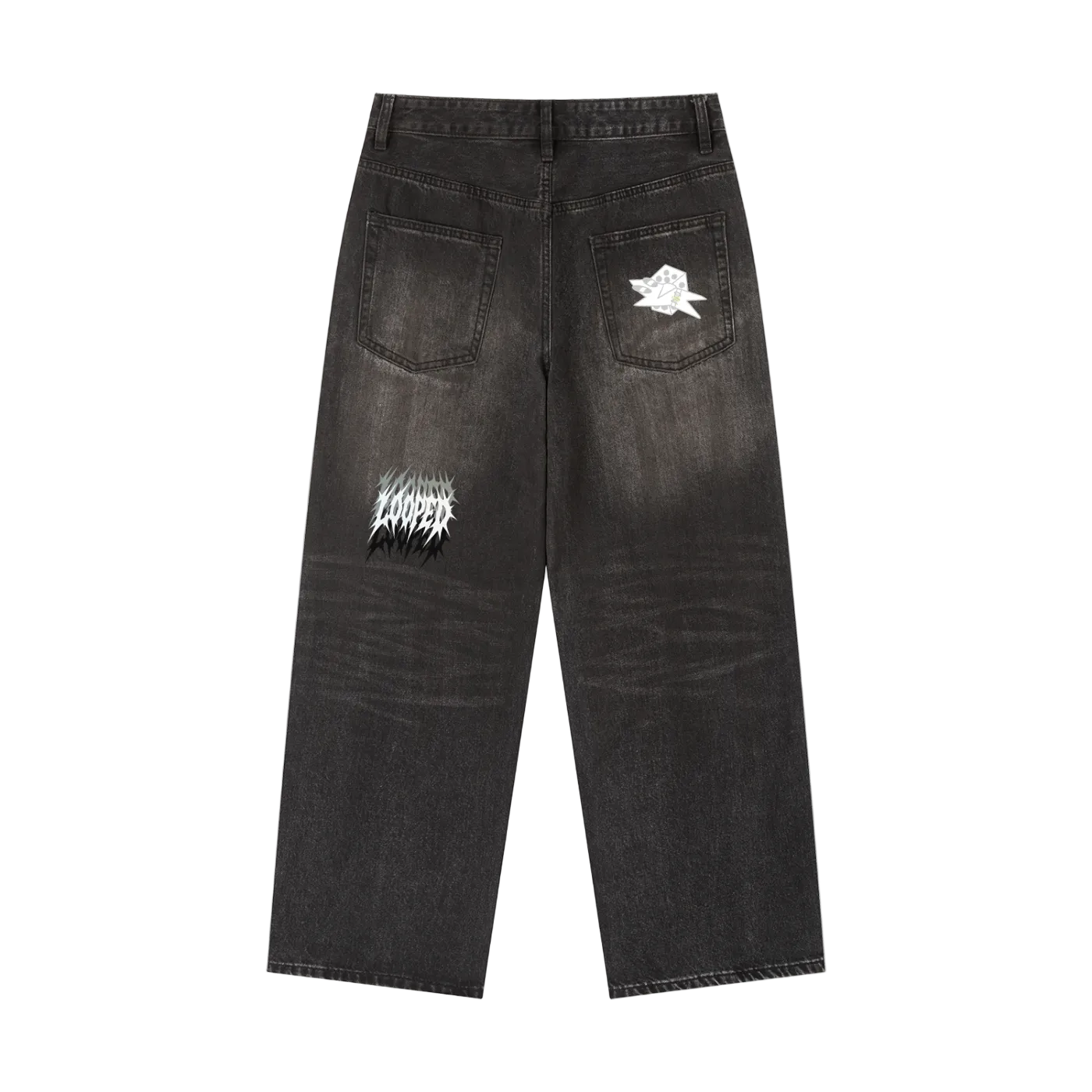 black denim "S26" jeans