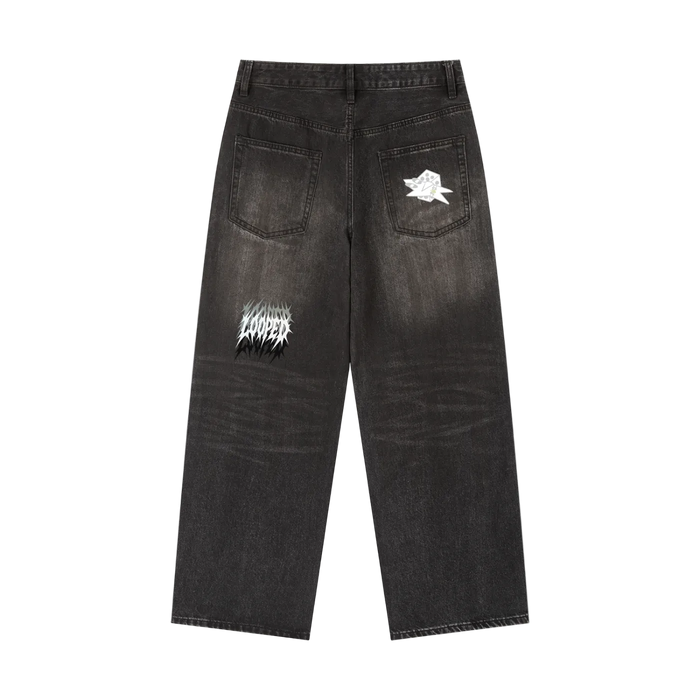 black denim "S26" jeans