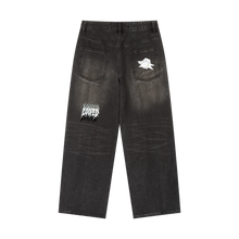 Load image into Gallery viewer, black denim "S26" jeans
