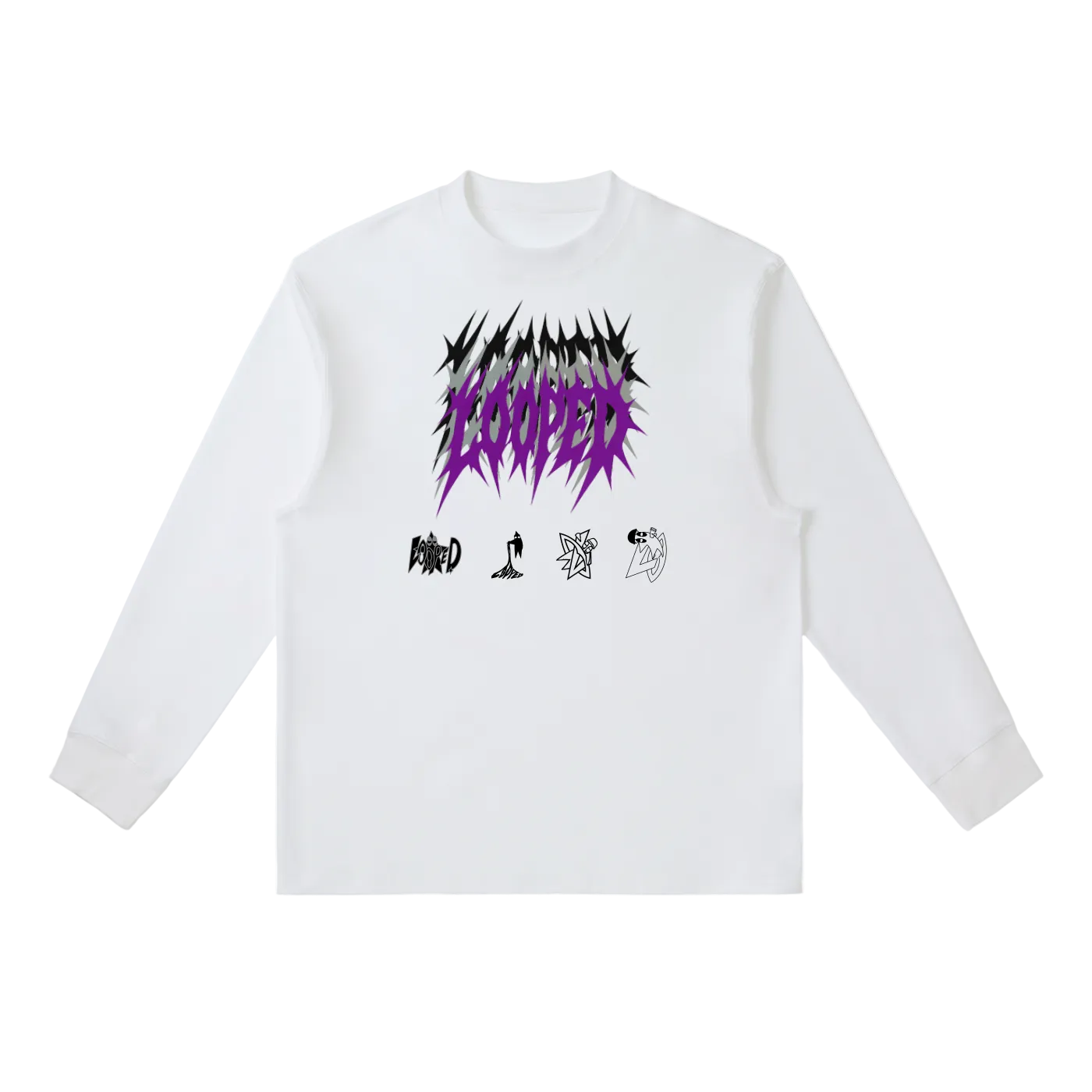 "S26" contrast long-sleeve
