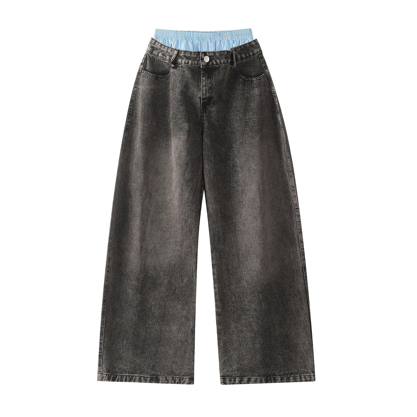 Looped baggy jeans