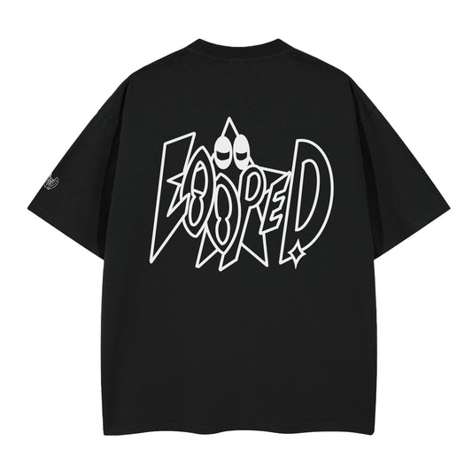 looped big logo tee