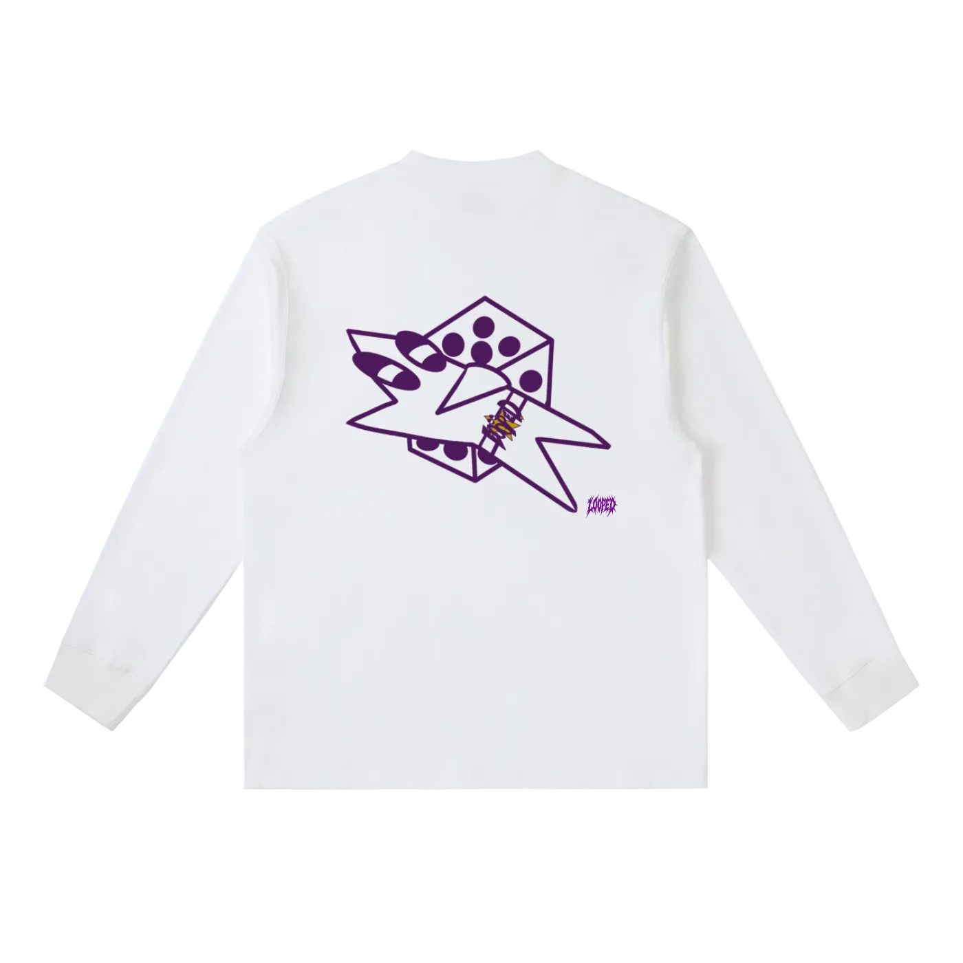 "S26" contrast long-sleeve