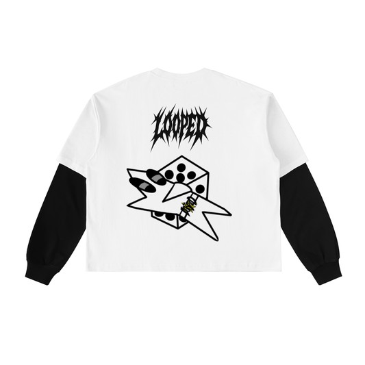 white v2 long sleeve 280 gsm