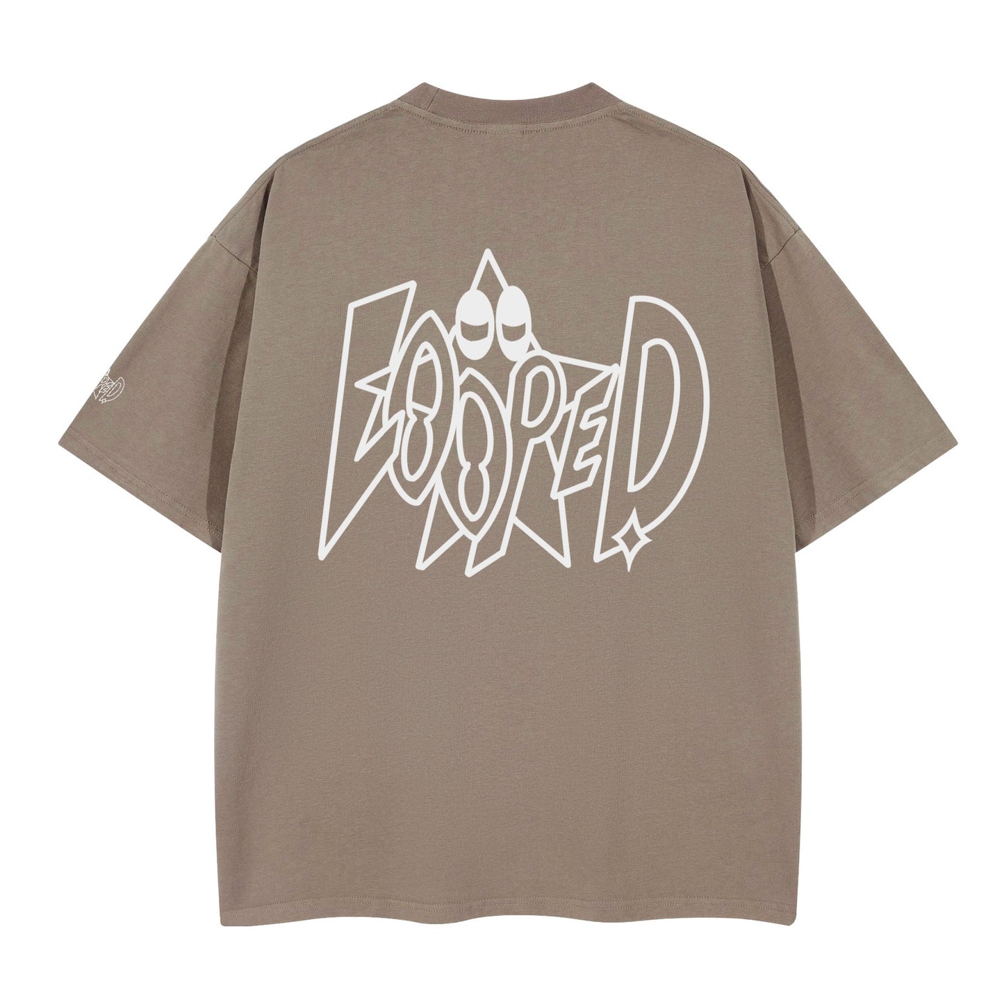 looped big logo tee