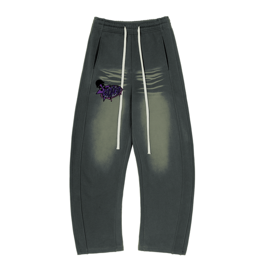 Grey Looped Sweatpants