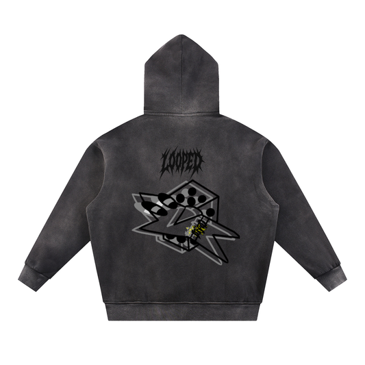 LOOPED seeing double hoodie 330 gsm