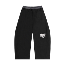 Load image into Gallery viewer, Black Plaid baggy sweats
