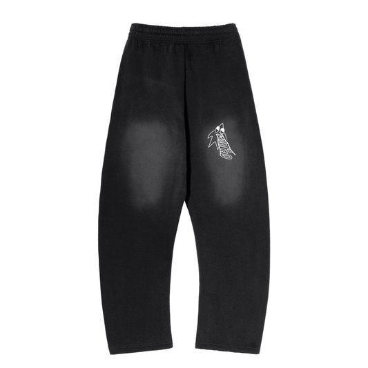 black fleece sweats 400 gsm