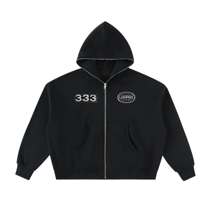 bracelet full zip hoodie