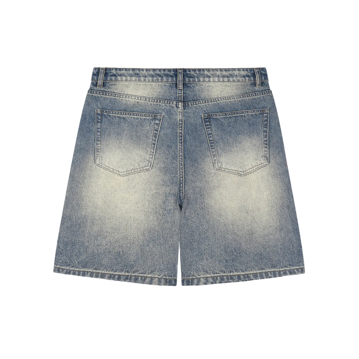 Distressed Baggy Denim Shorts