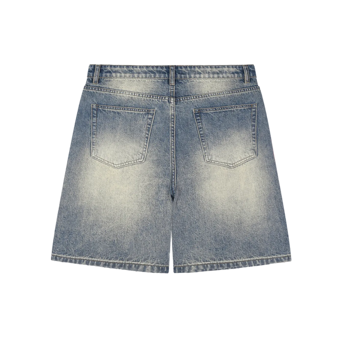 Distressed Baggy Denim Shorts