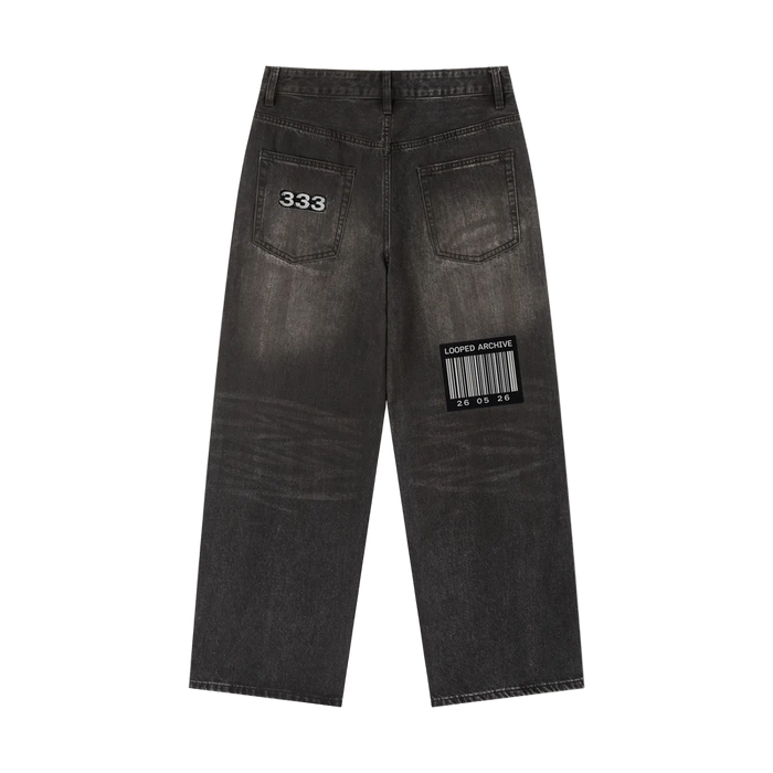 333 faded jeans